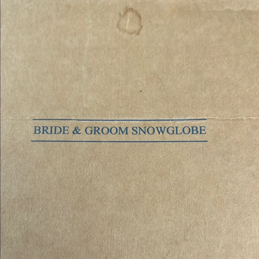 Vintage Wedding Snow Globe AVON New in box